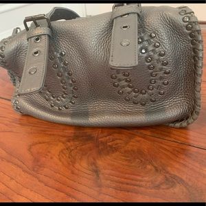 Carlos Falchi Vintage Grey Shoulder Bag